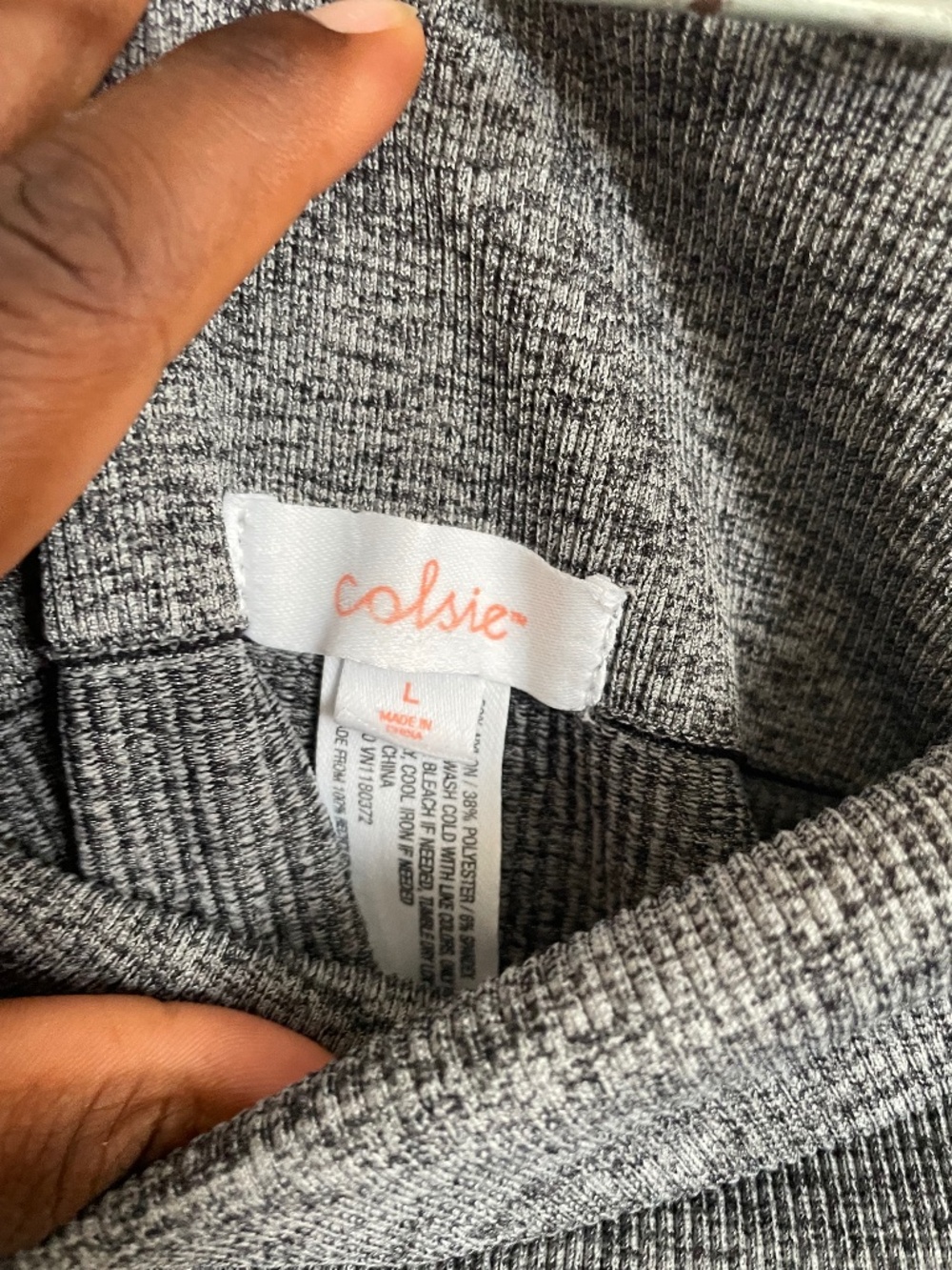 Accepting Offers! Colsie Gray Athletic Ribbed Seamless Shorts